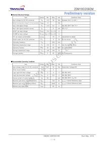 2DM180206CM Datasheet Cover