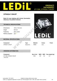2F11896_STRADA-T-DN-EP Datasheet Cover