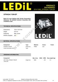 2FA11992_STRADA-T-DN-EP Datasheet Cover