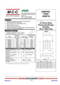 2KBP02-BP Datasheet Cover