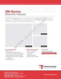 2M1-4P1-T1-B1-M1QE Datasheet Cover