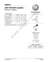 2N3819 Datasheet Cover