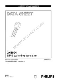 2N3904 Datasheet Cover