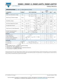 2N6661JTXV02 Datasheet Page 2