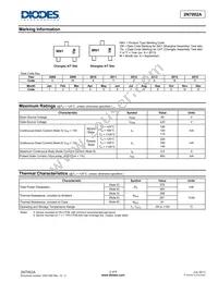 2N7002A-7 Datasheet Page 2