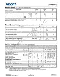 2N7002DW-7 Datasheet Page 2
