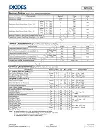 2N7002K-7 Datasheet Page 2