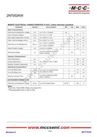 2N7002KW-TP Datasheet Page 2