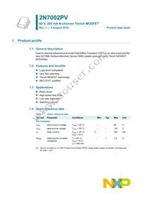2N7002PV Datasheet Page 2
