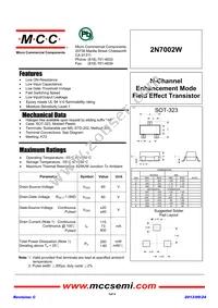2N7002W-TP Datasheet Cover