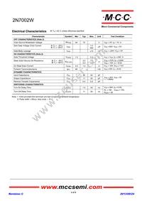 2N7002W-TP Datasheet Page 2