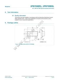 2PB709BRL Datasheet Page 7