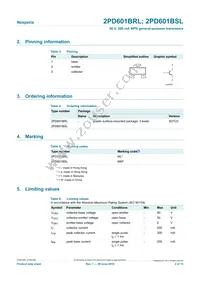 2PD601BSL Datasheet Page 2