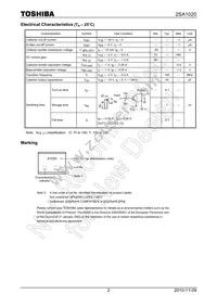2SA1020-Y Datasheet Page 2