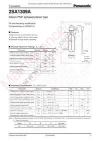 2SA1309ASA Datasheet Cover