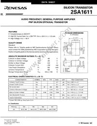 2SA1611(0)-T2-A Datasheet Page 3