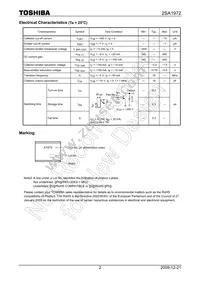 2SA1972 Datasheet Page 2