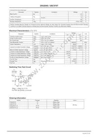 2SA2040-TL-E Datasheet Page 2