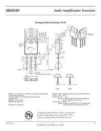 2SA2151 Datasheet Page 5