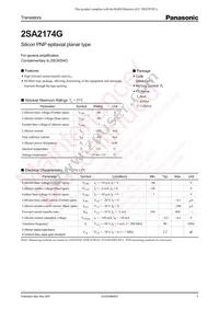 2SA2174G0L Datasheet Cover