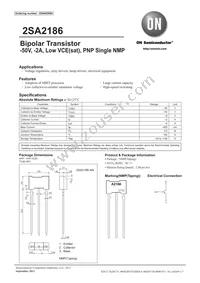 2SA2186-AN Datasheet Cover