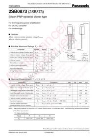 2SB08730R Datasheet Cover