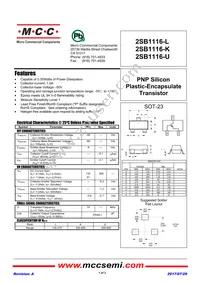 2SB1116-U-TP Datasheet Cover