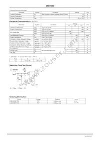 2SB1302T-TD-E Datasheet Page 2