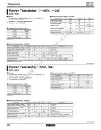 2SB1308T100P Datasheet Cover