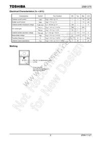 2SB1375 Datasheet Page 2