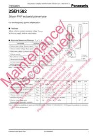 2SB15920RA Datasheet Cover