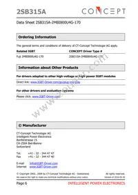 2SB315A-2MBI800U4G-170 Datasheet Page 6