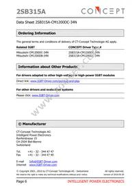 2SB315A-CM1200DC-34N Datasheet Page 6