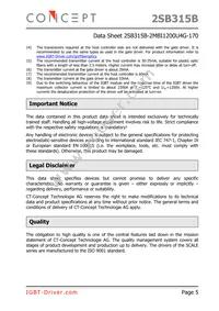 2SB315B-2MBI1200U4G-170 Datasheet Page 5