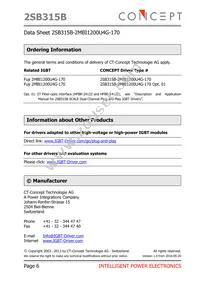 2SB315B-2MBI1200U4G-170 Datasheet Page 6