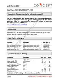 2SB315B-2MBI800VT-170E Datasheet Page 2