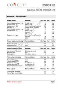 2SB315B-2MBI800VT-170E Datasheet Page 3