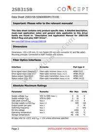 2SB315B-5SND0800M170100 Datasheet Page 2