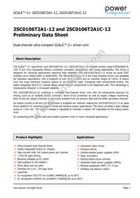 2SC0106T2A1-12 Datasheet Cover