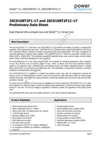 2SC0108T2F1-17 Datasheet Cover