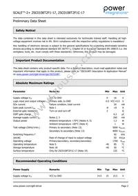 2SC0108T2F1-17 Datasheet Page 2