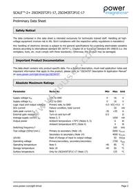 2SC0435T2F1-17 Datasheet Page 2