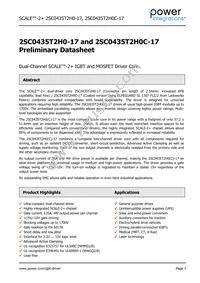 2SC0435T2H0-17 Datasheet Cover