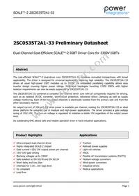 2SC0535T2A1-33 Datasheet Cover