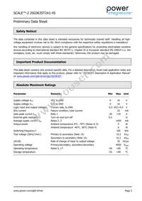 2SC0635T2A1-45 Datasheet Page 2