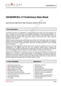 2SC0650P2C0-17 Datasheet Cover