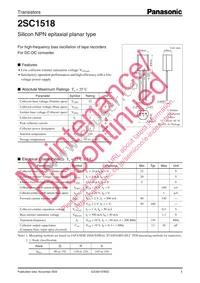 2SC15180R Datasheet Cover