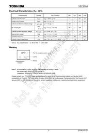 2SC2705-Y(TE6 Datasheet Page 2