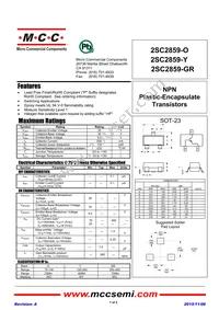 2SC2859-O-TP Datasheet Cover