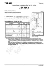 2SC4682 Datasheet Cover